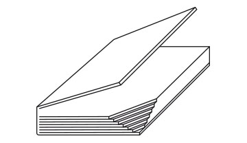 Encoches escaliers en angle